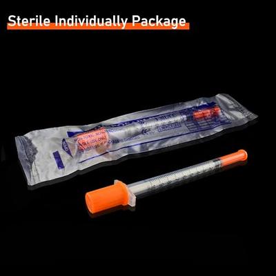 1ml Syringe with Needle, Individually Sterile Packaged (1ml-30G-8mm-20pcs)  - Yahoo Shopping