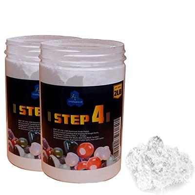 2 lbs Tumbler Media Grit,Rock Polishing Grit Media, Works with any Rock  Tumbler, Rock Polisher, Stone Polisher,POLISH 1500 Fine Aluminum Oxide,  STEP 4