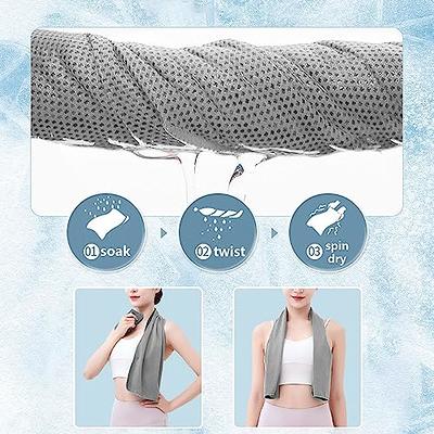 10Pack Cooling Towel Workout Towel Ice Towel for Neck, Microfiber Towel  Soft Breathable Chilly Towel for Sports Yoga Gym Outdoor