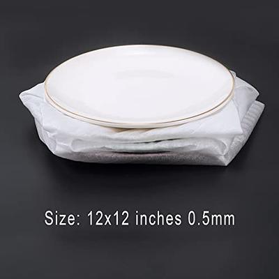 50Pcs Foam Pouches, Packing Foam Wrap Sheets for Shipping, Fragile Items,  Cushioning Foam Padding for Packaging Dishes/China/Cups/Plates/Mugs (8X8IN)