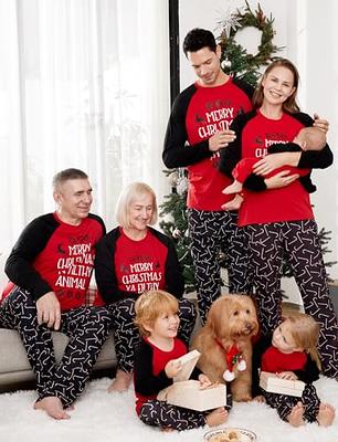 Candy Cane Fleece Matching Family Pajamas