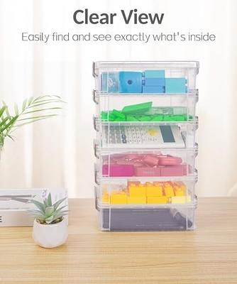 30 Pack Plastic Pencil Box Clear Pencil Case Mini Pencil Case Plastic  Pencil Storage with Hinged Lid for Pencils Pens Crayons School Office  Supplies