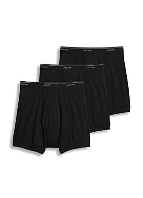 Jockey Men's Underwear Elance Poco Brief - 2 Pack, Black, M at