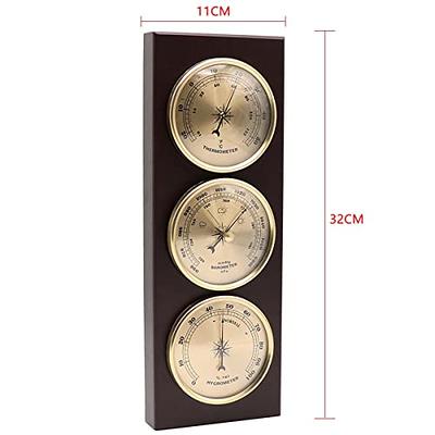 Metal 3 in 1 Barometer Weather Station for Indoor and Outdoor Use