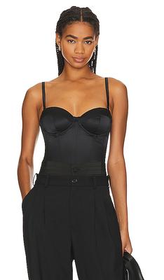 Fleur du Mal Satin Bullet Bodysuit - Yahoo Shopping