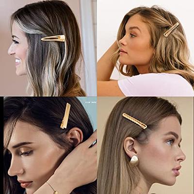 Bartosi Pearl Hair Clips Gold Silver Hair Clip Pealrs Hair Barrettes Bride  Wedding Hair Pins Cute Hairpin Decorative Bobby Pins Hair Accessories for