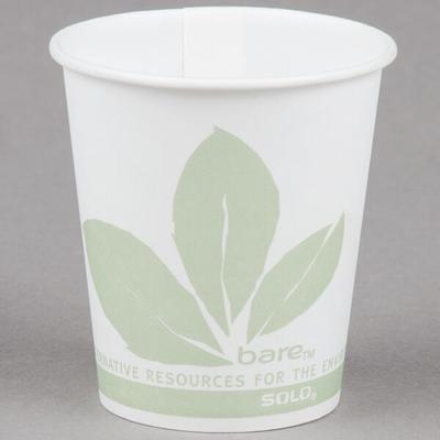 Solo White Paper Water Cups, 3 oz, 100/Pack