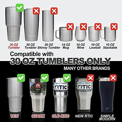 Replacement Straw 4 Pack, 14 oz to 20 oz Quencher Tumbler