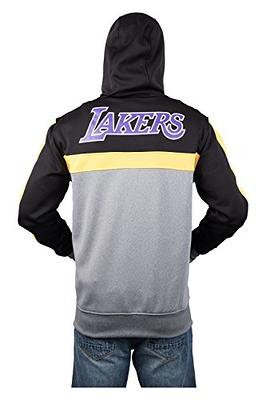 Ultra Game Nba Los Angeles Lakers Mens Soft Fleece Full Zip