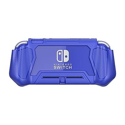 JETech Protective Case for Nintendo Switch Lite 2019, Grip Cover with  Shock-Absorption and Anti-Scratch Design, HD Clear