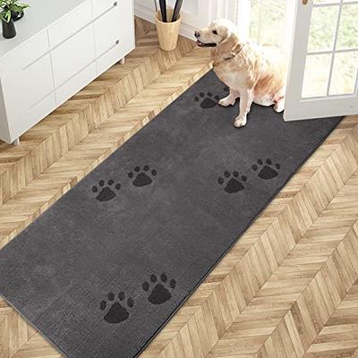 Door Mat Indoor, Dog Mats for Muddy Paws Super Absorbent, Low-Profile  Entryway Rug with Non-Slip Backing, Washable Dirty Trapper Inside Entrance  Doormat for Shoes, 20 x 32, Dark Gray - Yahoo Shopping