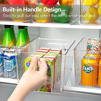 ZIJUND 14 Pack Fridge Organizer, Stackable Refrigerator Organizer Bins with  Lids, BPA-Free Fridge Organizers and Storage Containers for Fruit,  Vegetable, Food, Drinks, Cereals, Clear - Yahoo Shopping