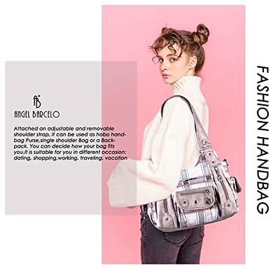 Angel Barcelo Women's Large Hobo Shoulder Bag