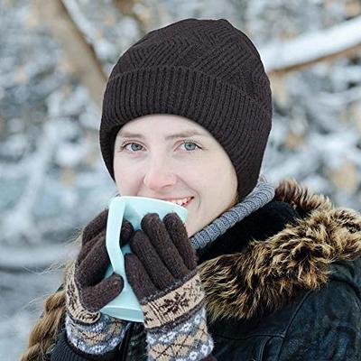 Loritta Men&Women Winter Knitting Skull Cap Wool Warm Slouchy Beanie Hat  Black one size at  Men's Clothing store
