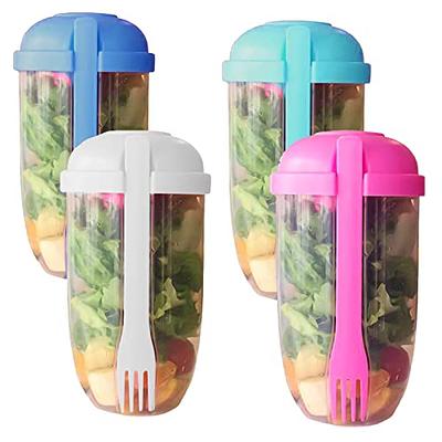 Elsjoy 30 Pack Condiment Container with Lid, 1.18 Oz Salad