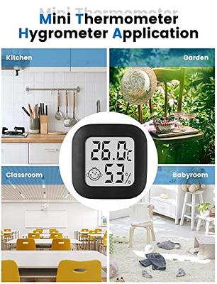 Digital Hygrometer Indoor Thermometer Room Thermometer and Humidity Gauge  with Temperature Humidity Monitor for Greenhouse, Garden, Cellar - Yahoo  Shopping