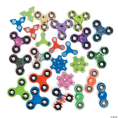 2 - 3 Happy Assorted Articulated Fidget Toy Backpack Clips - 6 Pc.