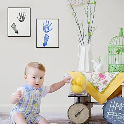 10pcs Inkless Hand and Footprint Kit, Baby Imprint Kit 4 Paper