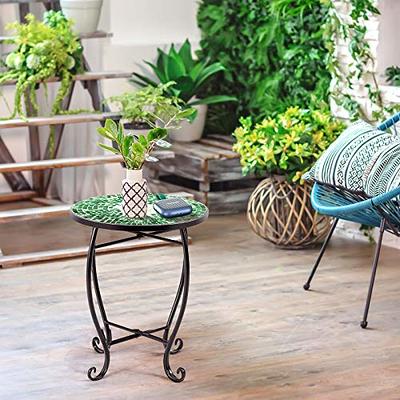 Tangkula Outdoor Side Table, 14