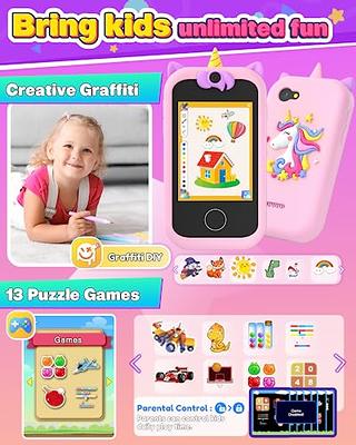 Sueseip Smart Phone for Kids,Touchscreen Kids Phone Unicorn Gifts