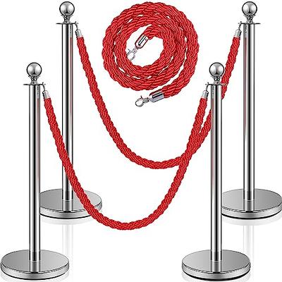 Queue Barrier Ropes with Gold Hook, Braided Hemp Rope Barrier for Queue  Divider, Rope Safety Barrier1/2/3M Crowd Control Stanchion Rope  3/4/5/7/8/9/10Ft, Twisted Hemp Ropes Queue Line Barrier - Yahoo Shopping