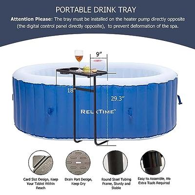 WEJOY Portable Hot Tub 61X61X26 Inch Air Jet Spa 2-3 Person Inflatable  Square Outdoor Heated Hot Tub Spa with 120 Bubble Jets, Grey - Yahoo  Shopping