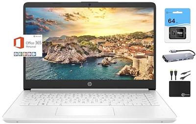 HP Laptop, 14 Ultral Light Laptop for Students and Business, Intel Celeron  Quad-Core N4120, 16GB RAM, 64GB eMMC+256GB Micro SD, Wi-Fi, Bluetooth,  Webcam, Windows 11 Home in S Mode, Pink 