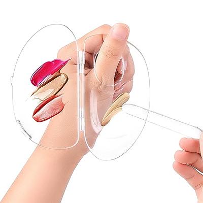Ouligay Makeup Mixing Palette Handheld Acrylic Foundation Makeup
