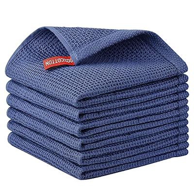  Kitchen Towels Dishcloths Oven Mitts and Pot Holders Set of 9,  Oeko-Tex 100% Cotton Terry Dish Towels & Dish Cloths, Non-Slip Silicone, Dark  Blue : Home & Kitchen