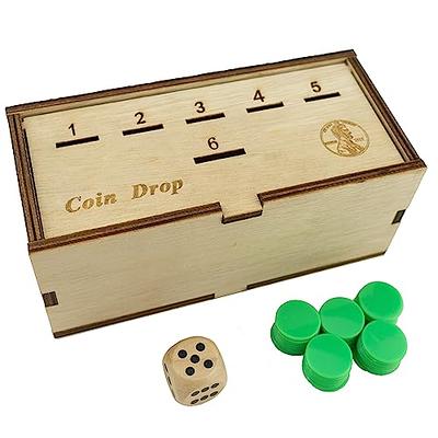 TUAHOO 4 Player Shut The Box Dice Game Wooden Classic Board Games Indoor  Outdoor Games for Adults Families Home Party Toys Close The Box Math Games