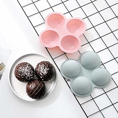 Silicone Baking Molds DIY Chocolate Cake Mold 6 Semi Sphere Holes Chocolate  Mold for Chocolate Bombs Dome Mousse Cake Tools