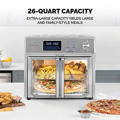  Ninja SP101 Digital Air Fry Countertop Oven with 8-in-1  Functionality, Flip Up & Away Capability for Storage Space, with Air Fry  Basket, Wire Rack & Crumb Tray, Silver : Home 