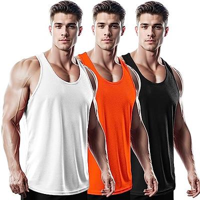  COOFANDY Men's 3 Pack Gym Tank Tops Y-Back Workout Muscle Tee  Sleeveless Fitness Bodybuilding T Shirts : Clothing, Shoes & Jewelry