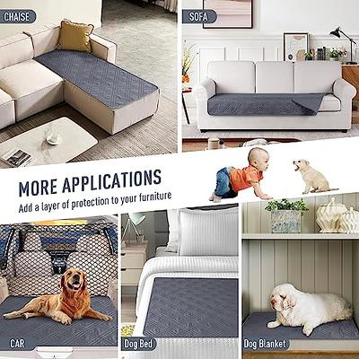 TAOCOCO 100% Waterproof Couch Cushion Cover Reversible Sofa Seat Cover for  Dogs Pets Chaise Couch Cover for Sectional Sofa U Shape Couch Furniture  Protector Sofa Slipcover(Sofa, Dark Grey) - Yahoo Shopping