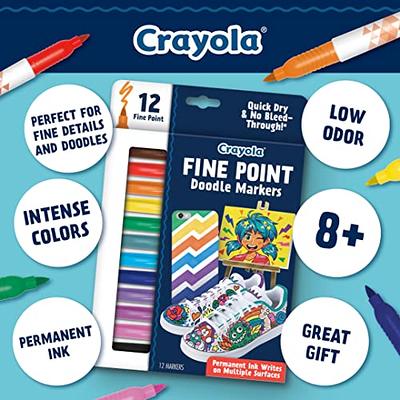 Crayola Dual Chisel Tip & Brush Markers, Art Markers, Gifts for