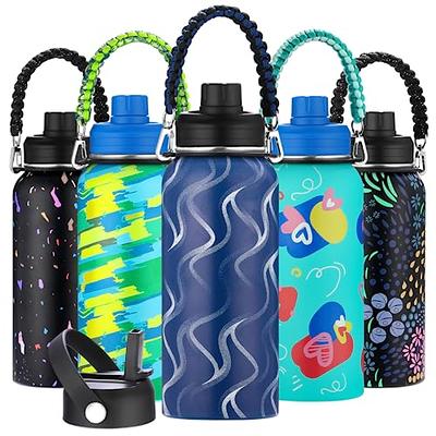 Zak Designs 20oz Stainless Steel Kids' Water Bottle with Antimicrobial Spout 'Sonic The Hedgehog