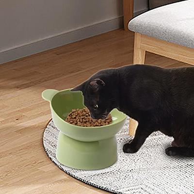 SWEEJAR Cat Food Bowls with Non-Slip Stand, Ceramic Raised Cat