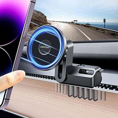 TOPABYTE Tesla Model 3 Y Phone Holder with Invisible Foldaway on Screen  Phone Mount with Magnetic Fit 2016-2023 Tesla Accessories