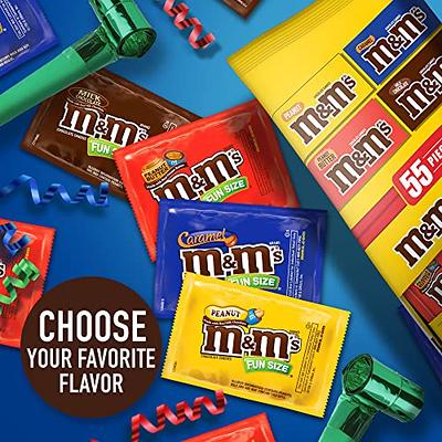 M&M'S Fun Size Milk Chocolate Candy Variety Pack Bulk Candy Bag