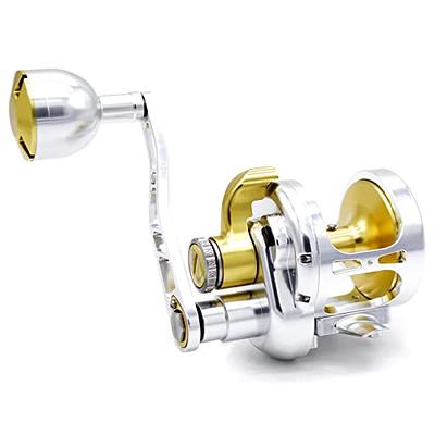 CAMEKOON Conventional Reels Saltwater Trolling Fishing, Up to 66Lbs Carbon  Drag, 4.6 inch Long Power Handle, Adjustable Strike Button, Lever Drag  Casting Reel - Yahoo Shopping