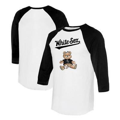 Lids Oakland Athletics Tiny Turnip Youth Sugar Skull Raglan 3/4 Sleeve T- Shirt - White/Black