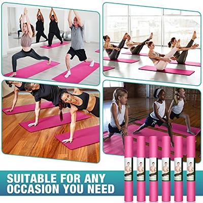 FrenzyBird Large Yoga Mat 6' x 4' x 1/4,Extra Wide Exercise Mat Large  Exercise Mat Big Home Yoga Mat Pilates Mat,Non Slip,Thick,TPE Workout  Mat,for