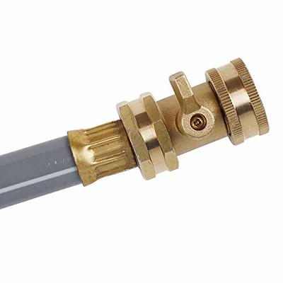 Twinkle Star Garden Hose Quick Connect Water Hose Fitting, 3/4 Inches Brass  Female and Male Connector (2 Set)