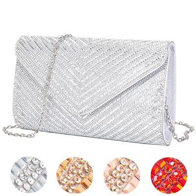 Ynport Peacock Clutch Purses for Women Vintage 1920s Evening Bag Sequin  Beaded Wedding Shoulder Handbag