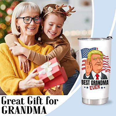 aoselan Gifts for Grandma - Grandma Gifts from Grandchildren - Grandma  Christmas Gifts, Grandma Birthday Gifts - 20oz Rose Grandma Stainless Steel  Tumbler 