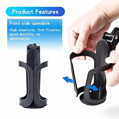 Eucredy Universal Stroller Cup Holder, Upgrade Cup Holder for Walker,  Attachable Bike Water Bottle Holder, Drink Holder Attachment for  Wheelchair, Motorcycle, Scooter, Bicycle, Rolling Walker, Trolley - Yahoo  Shopping