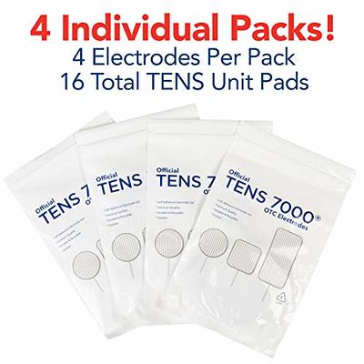 AUVON TENS Unit Replacement Pads, 4 x 8 Large Butterfly Shaped