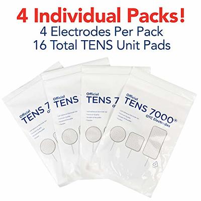 AUVON TENS Unit Replacement Pads, 4 x 8 Large Butterfly Shaped Electrode  Pads