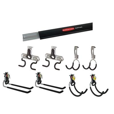 Rubbermaid FastTrack Garage Storage Utility Hooks, 5 Piece, All in One Rail  Hook Kit and Tool Organizer, Heavy Duty for Wall/Shed/Garden,Black - Yahoo  Shopping