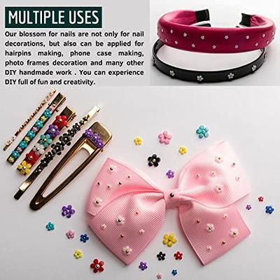 3D Flower Nail Charms, 2 Boxes 3D Acrylic Flower Nail Art Rhinestones White  Pink Mixed Cherry Blossom Spring Acrylic Nail Supplies with Pearls Manicure  DIY Nail Decorations Colour Change Pink Set